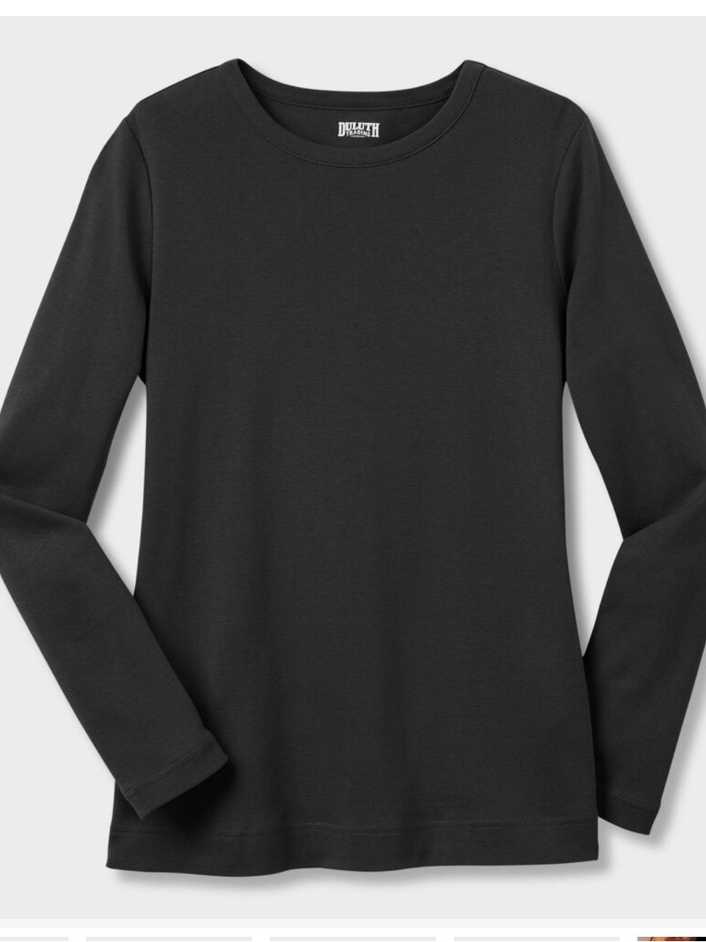 NWT Duluth Trading Co. Black long sleeved Tee